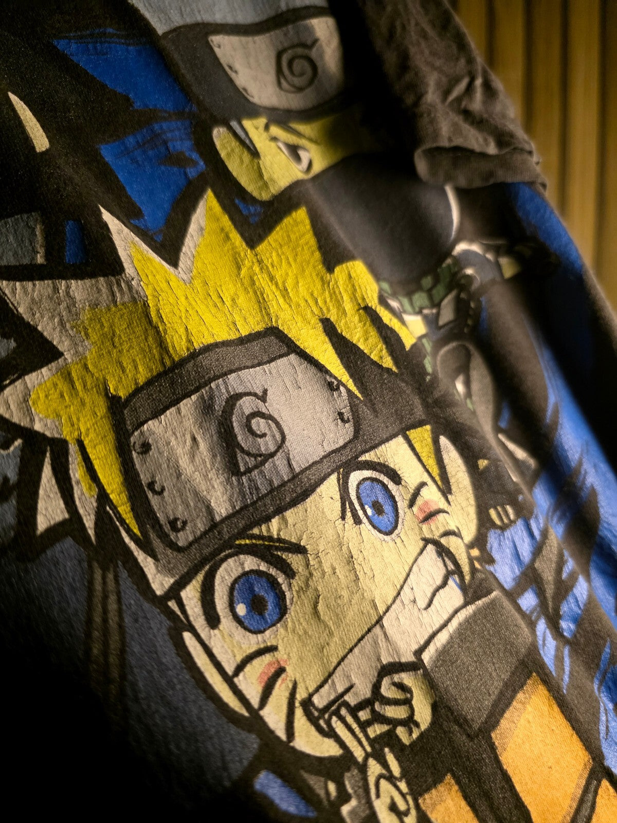 Naruto Team Graphic T Shirt Black AN980