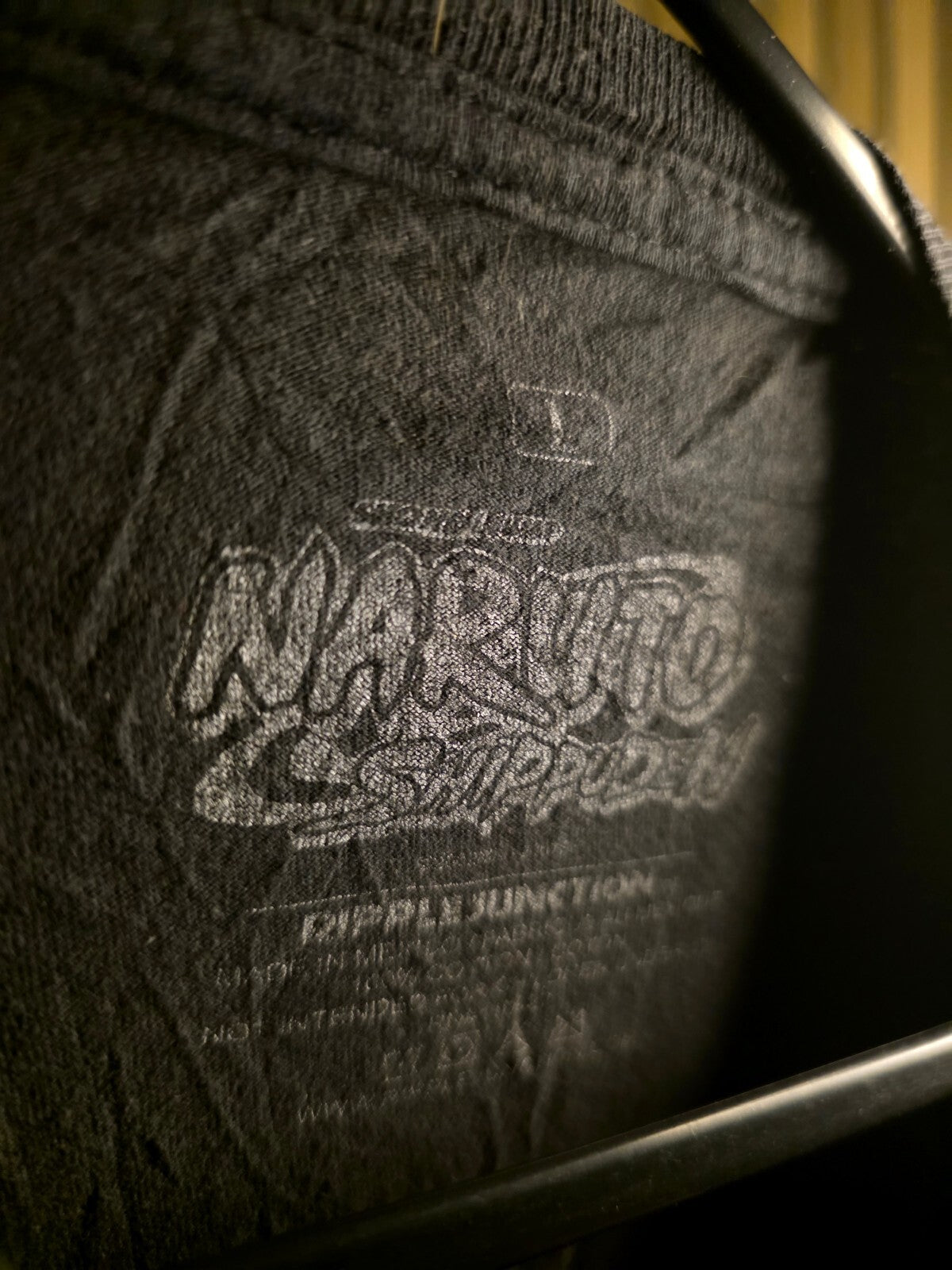 Naruto Team Graphic T Shirt Black AN980