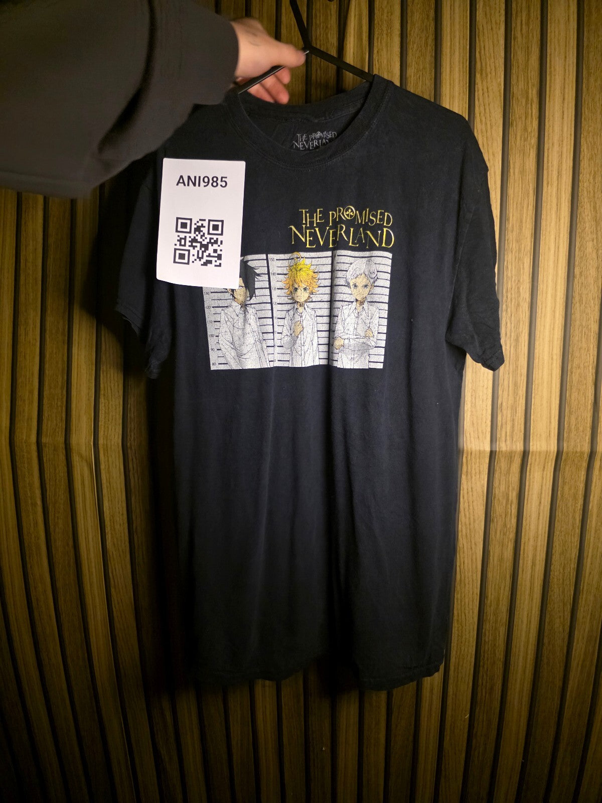 The Promised Neverland T Shirt Black AN985