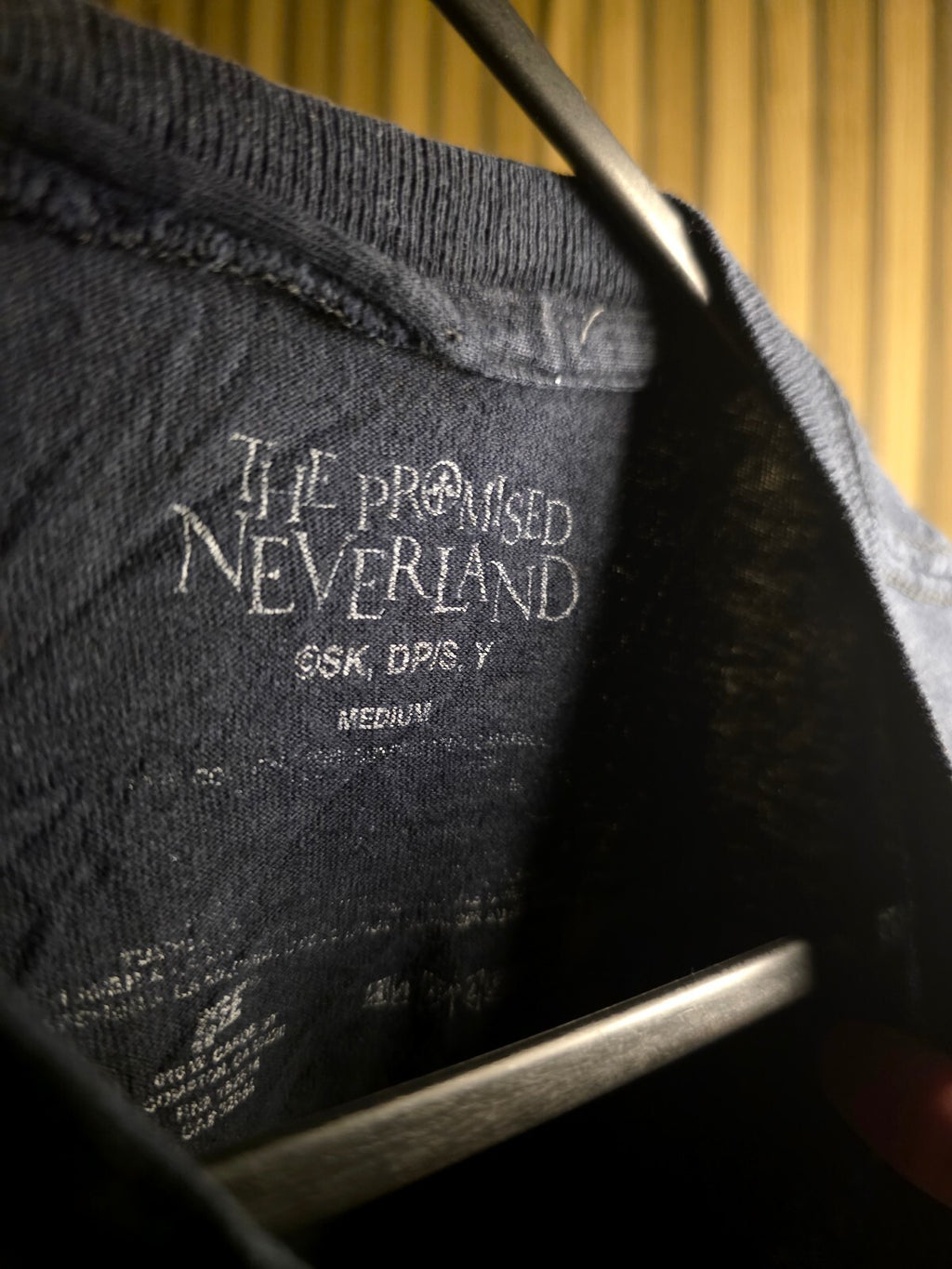 The Promised Neverland T Shirt Black AN985