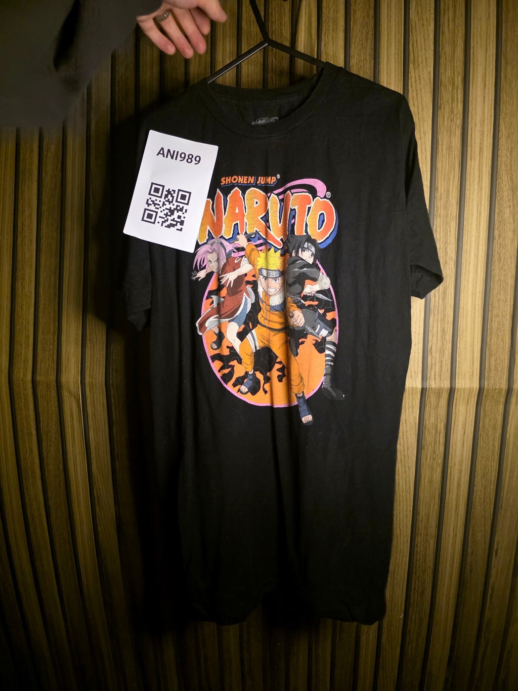Naruto Graphic T Shirt Black AN989