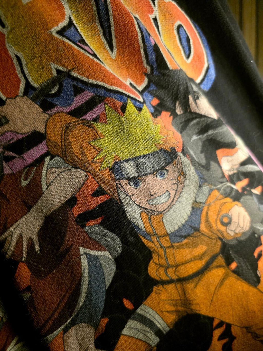 Naruto Graphic T Shirt Black AN989