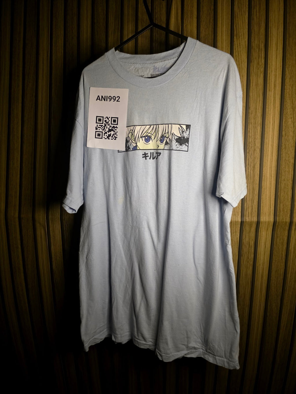 Hunter x Hunter Killua T Shirt Light Blue L AN992