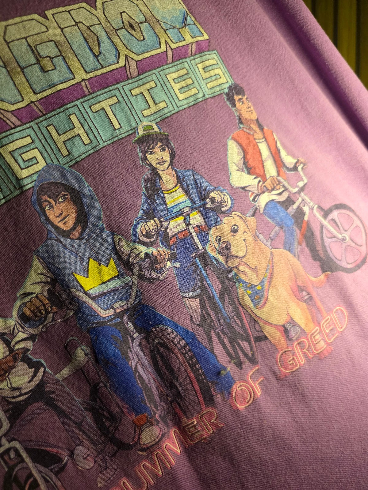 Scooby Doo Mystery Inc T Shirt Purple AN993