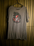 TeeTurtle Red Riding Hood Graphic T Shirt Grey PERT