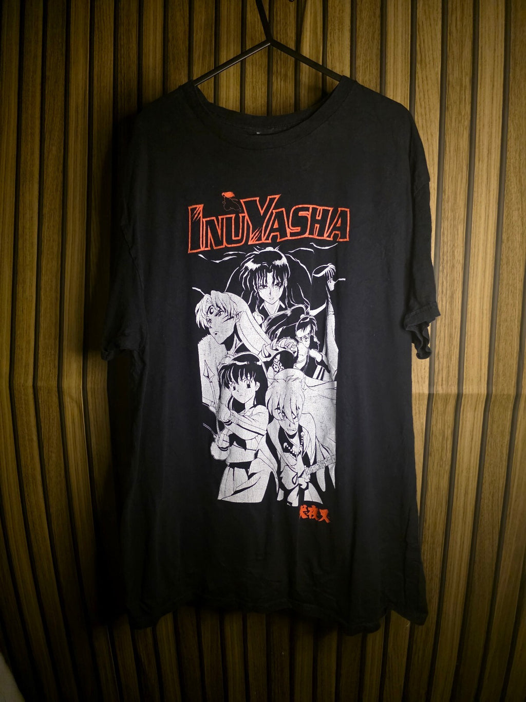 Inuyasha Graphic T Shirt Black 6XL