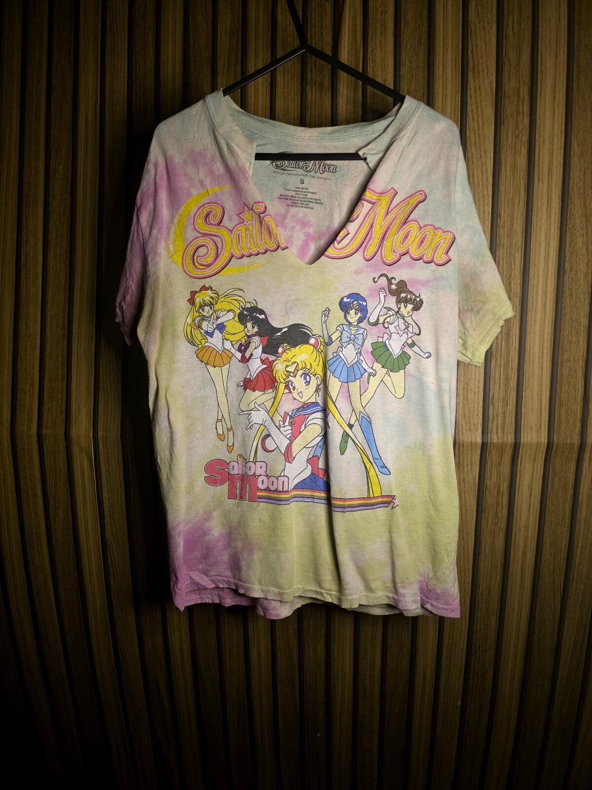 Sailor Moon Tie Dye T Shirt Multicolour S