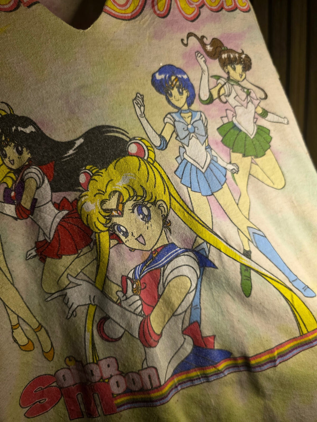 Sailor Moon Tie Dye T Shirt Multicolour S