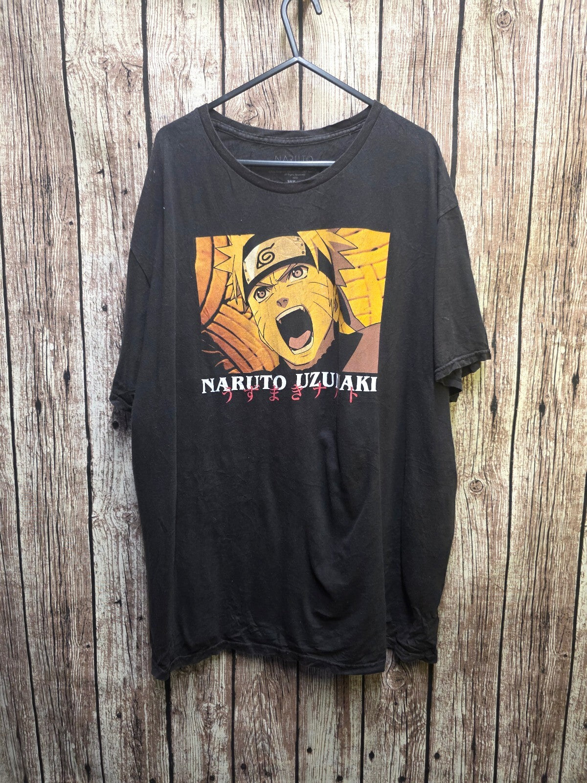 Naruto Uzumaki graphic T shirt black XL ANI1010