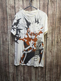My Hero Academia Bakugo all over print T shirt white ANI1011