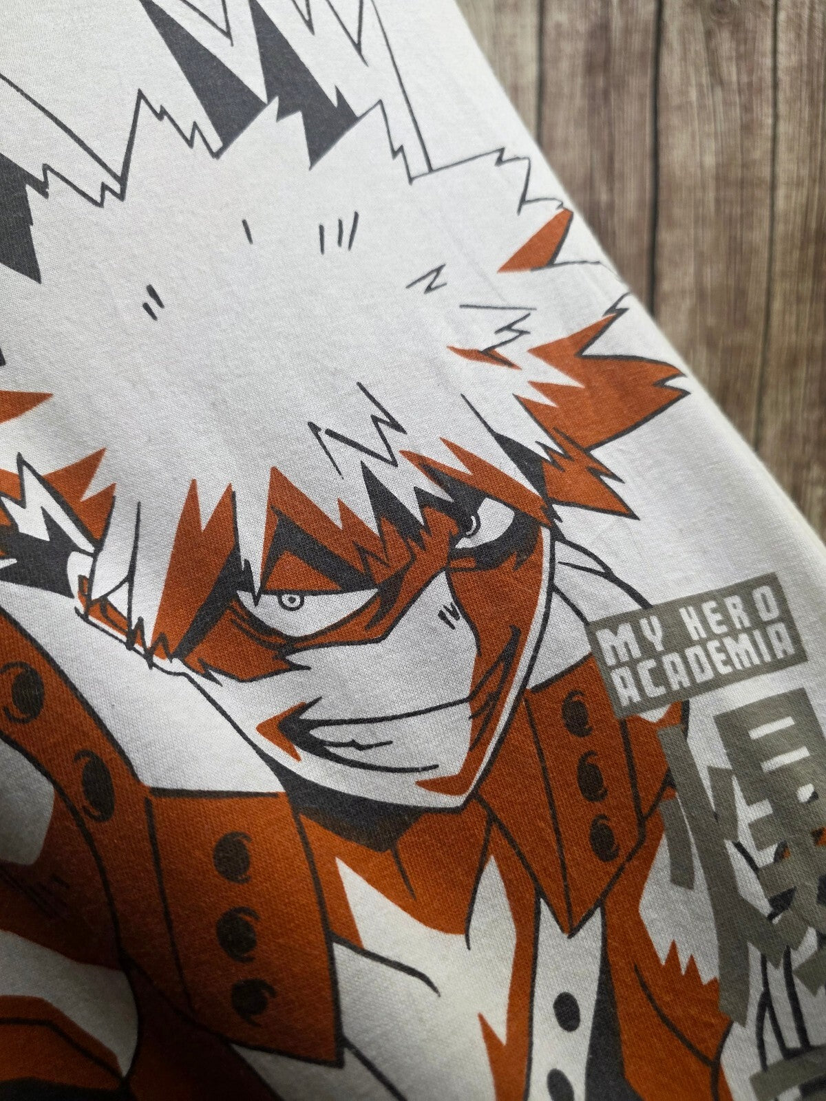 My Hero Academia Bakugo all over print T shirt white ANI1011