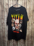 Attack On Titan graphic T shirt black XL ANI1013