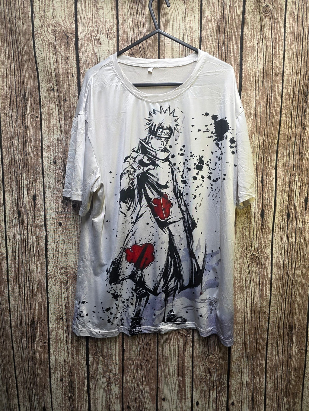 Naruto Akatsuki graphic T shirt white ANI1015