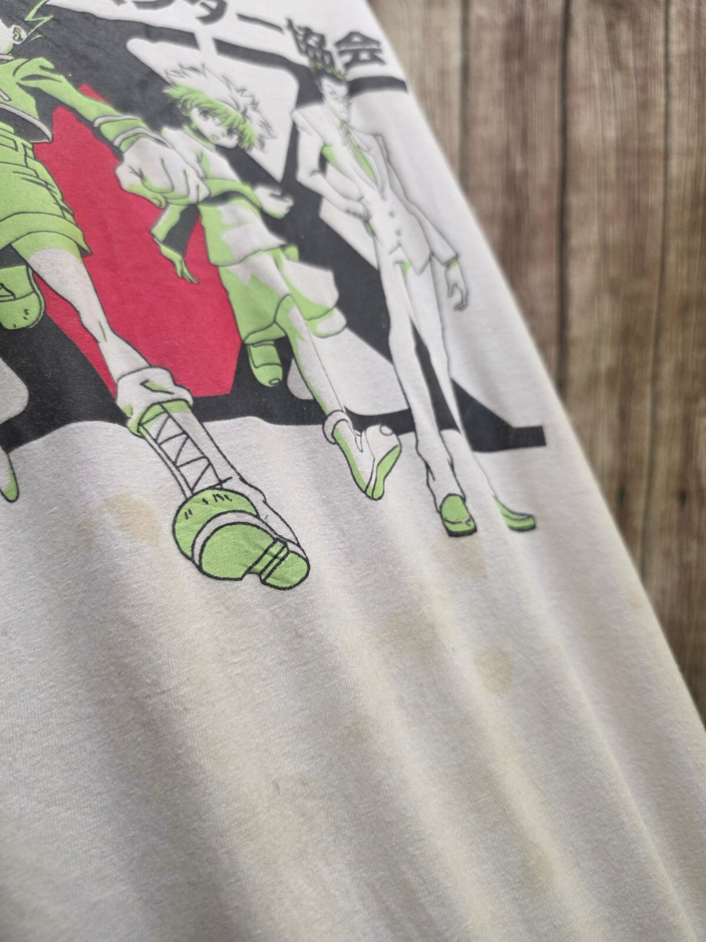 Hunter X Hunter graphic T shirt cream 2XL ANI1016