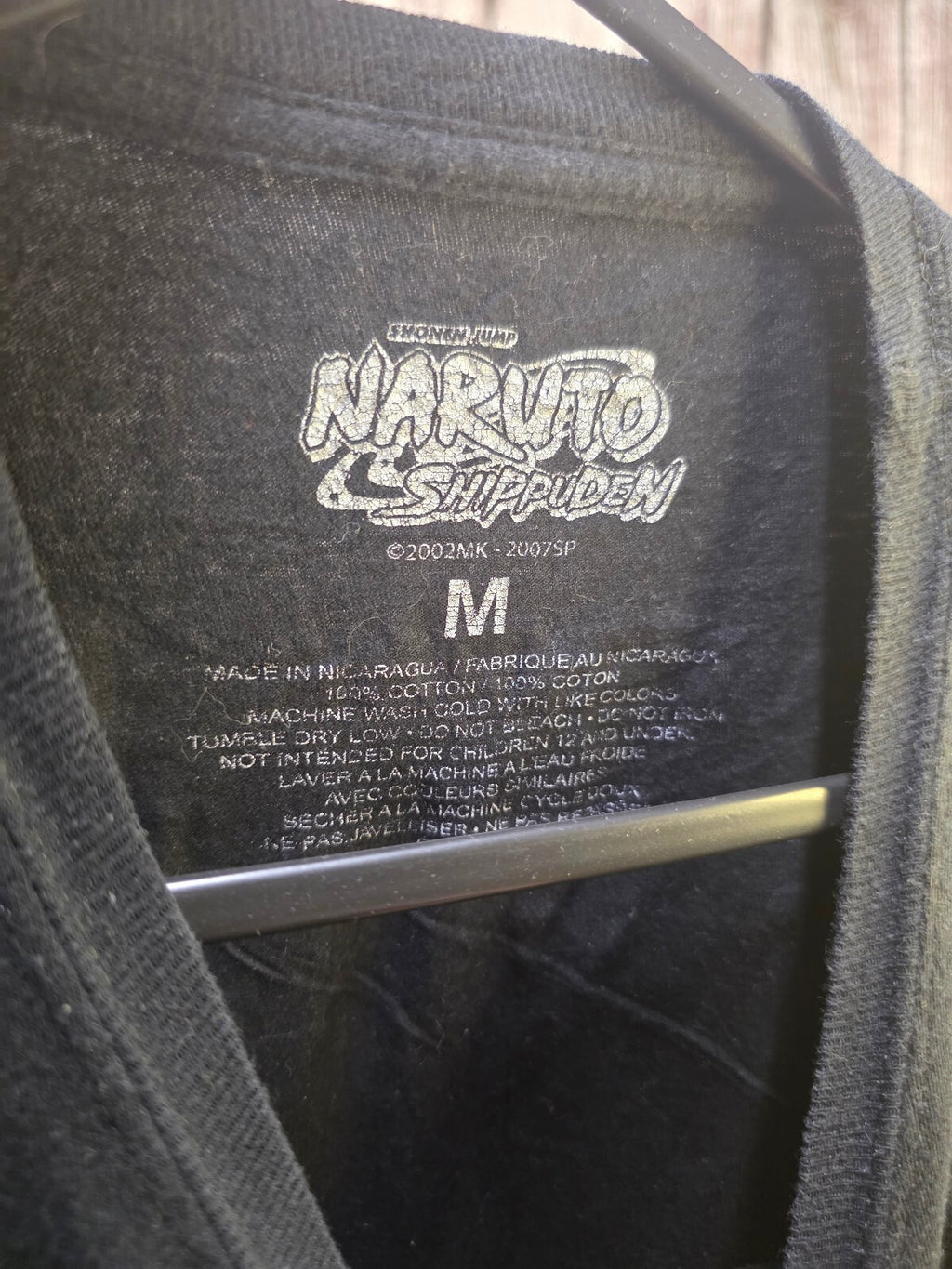 Naruto Shippuden graphic T shirt black M ANI1018