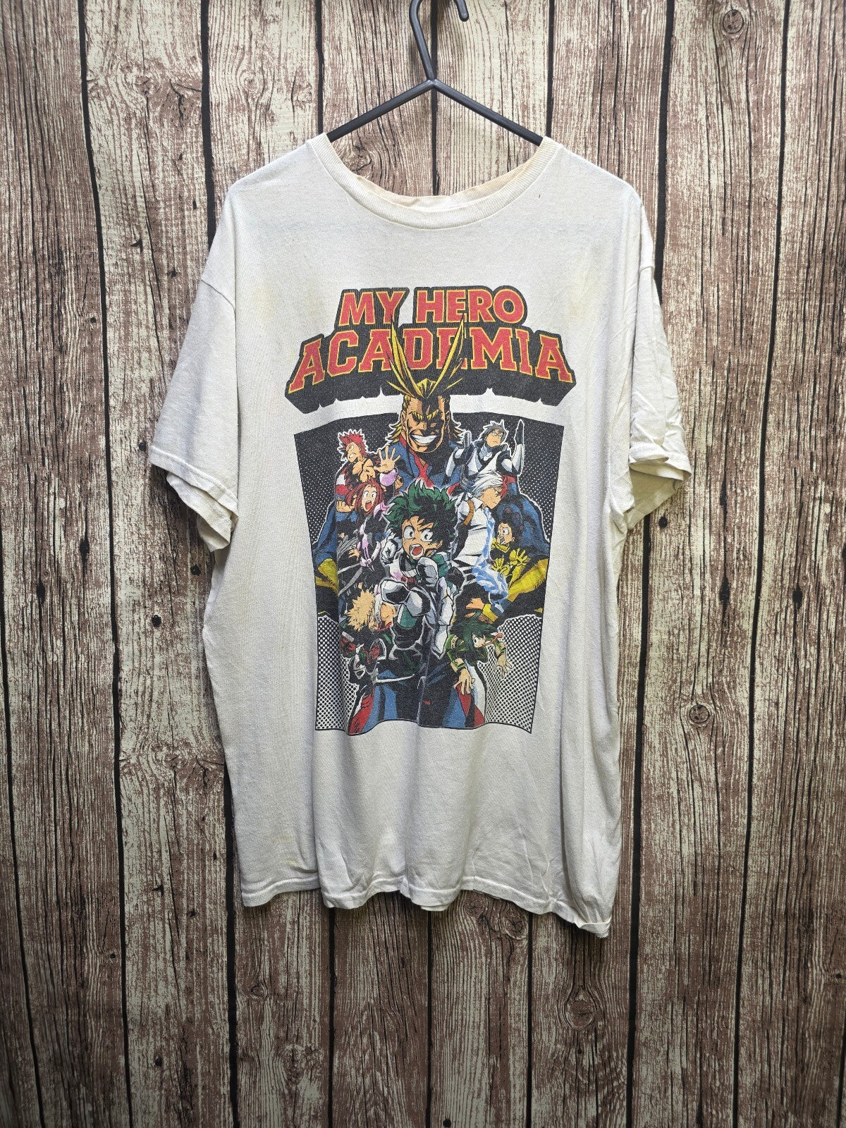 My Hero Academia group graphic T shirt white ANI1035