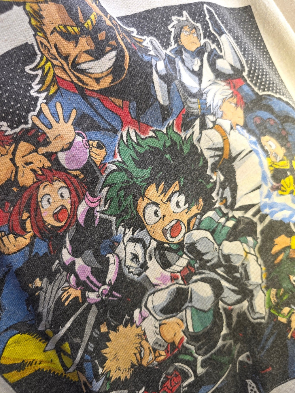 My Hero Academia group graphic T shirt white ANI1035