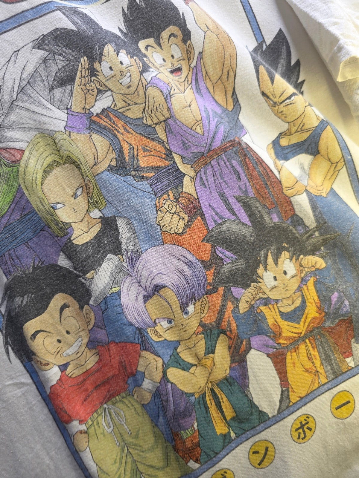 Dragon Ball Z cast graphic T shirt white M ANI1037