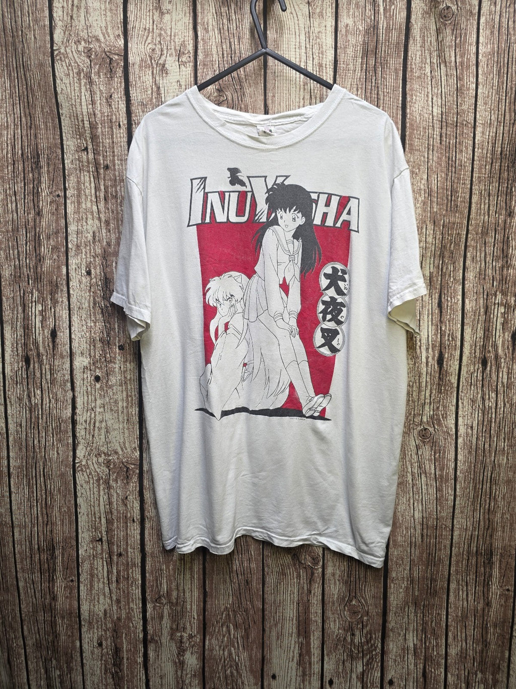 Inuyasha graphic T shirt white M ANI1038