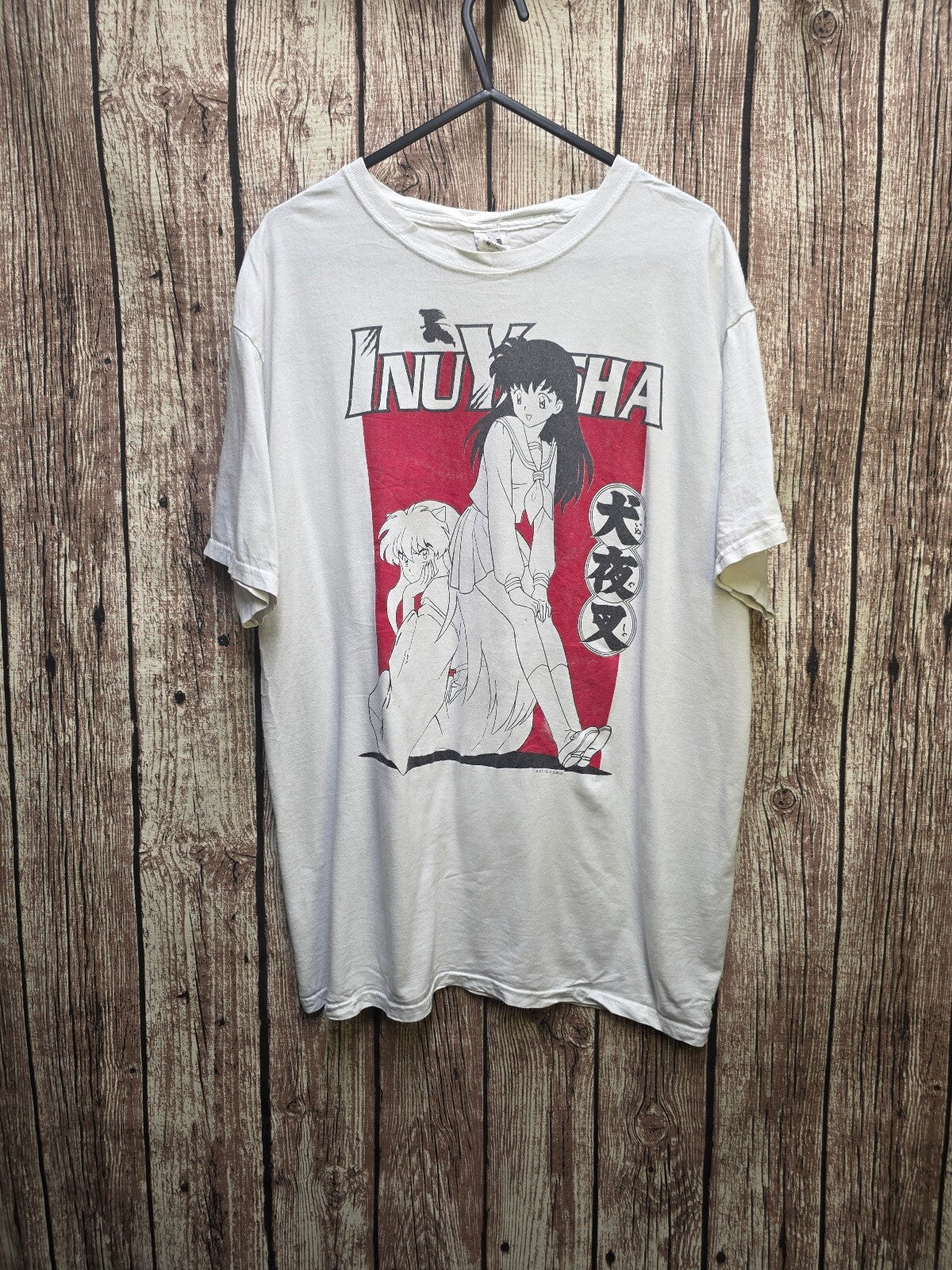 Inuyasha graphic T shirt white M ANI1038