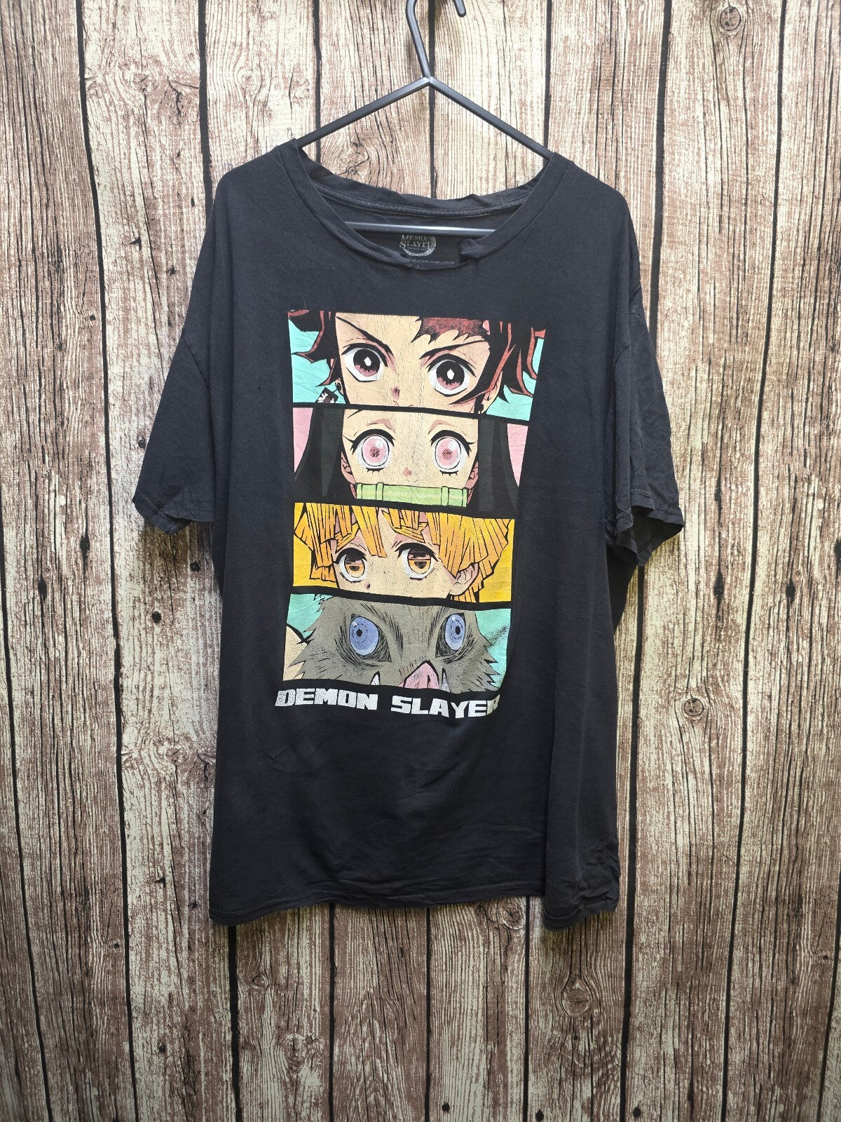 Demon Slayer Graphic T Shirt Charcoal AN1043