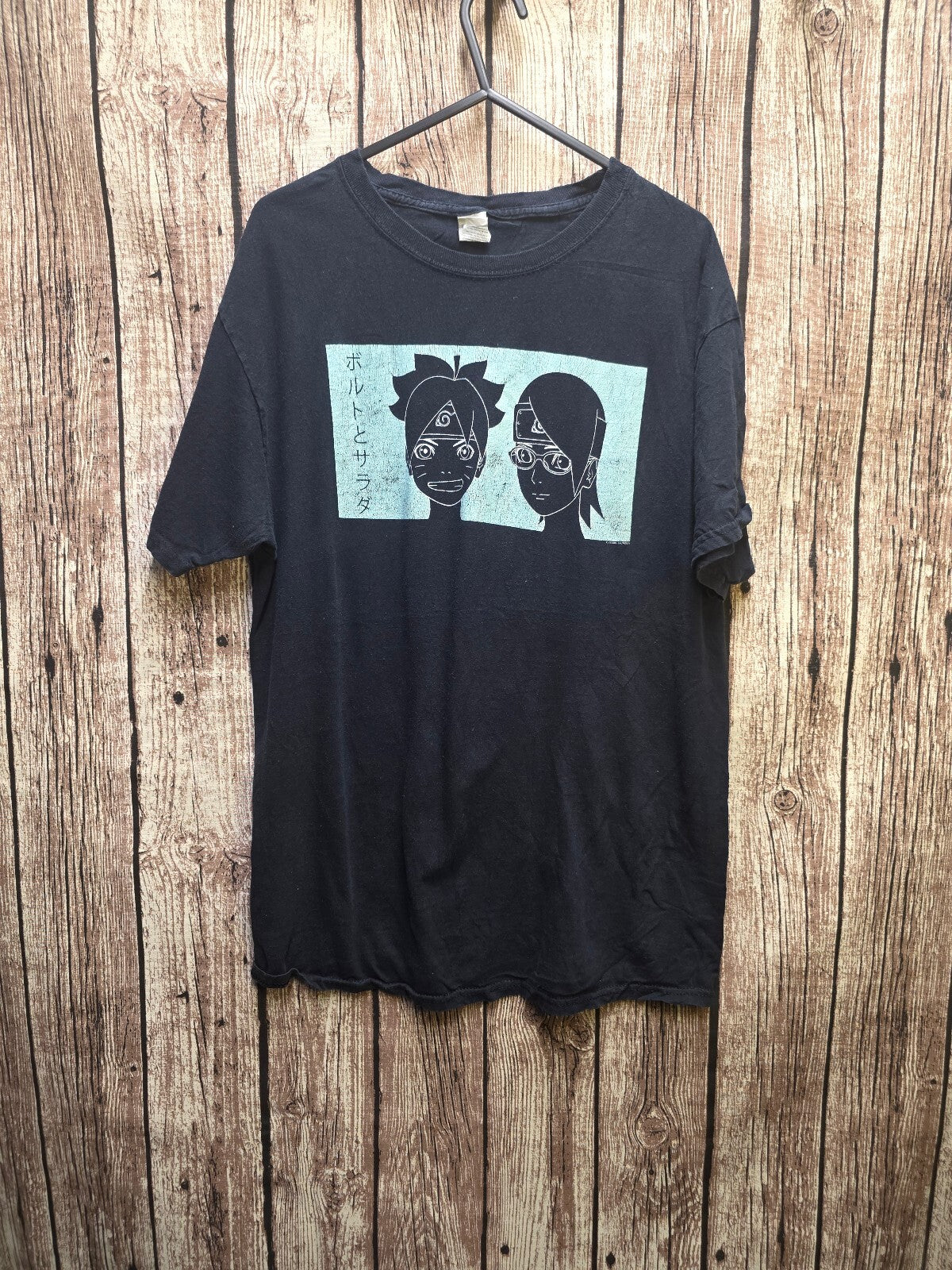 Naruto Graphic T Shirt Black M AN1048