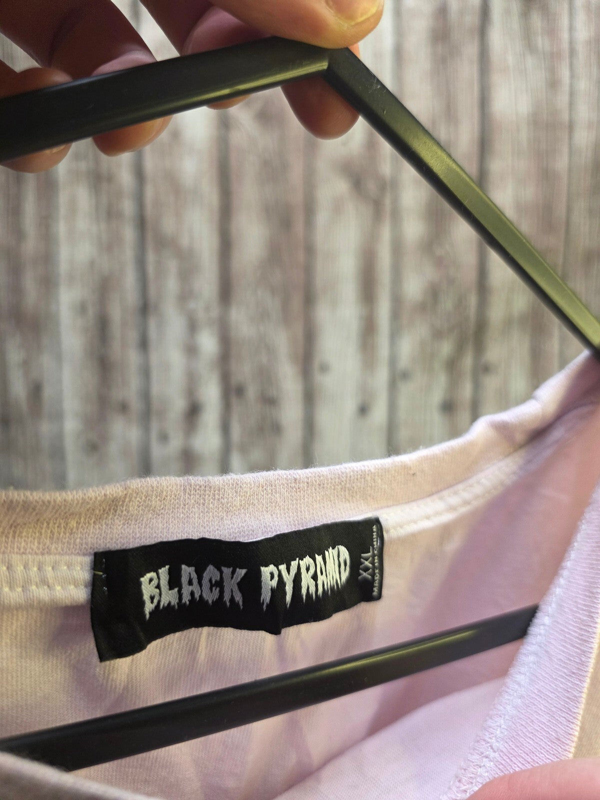 Black Pyramid Itachi Graphic T Shirt Pink AN1050