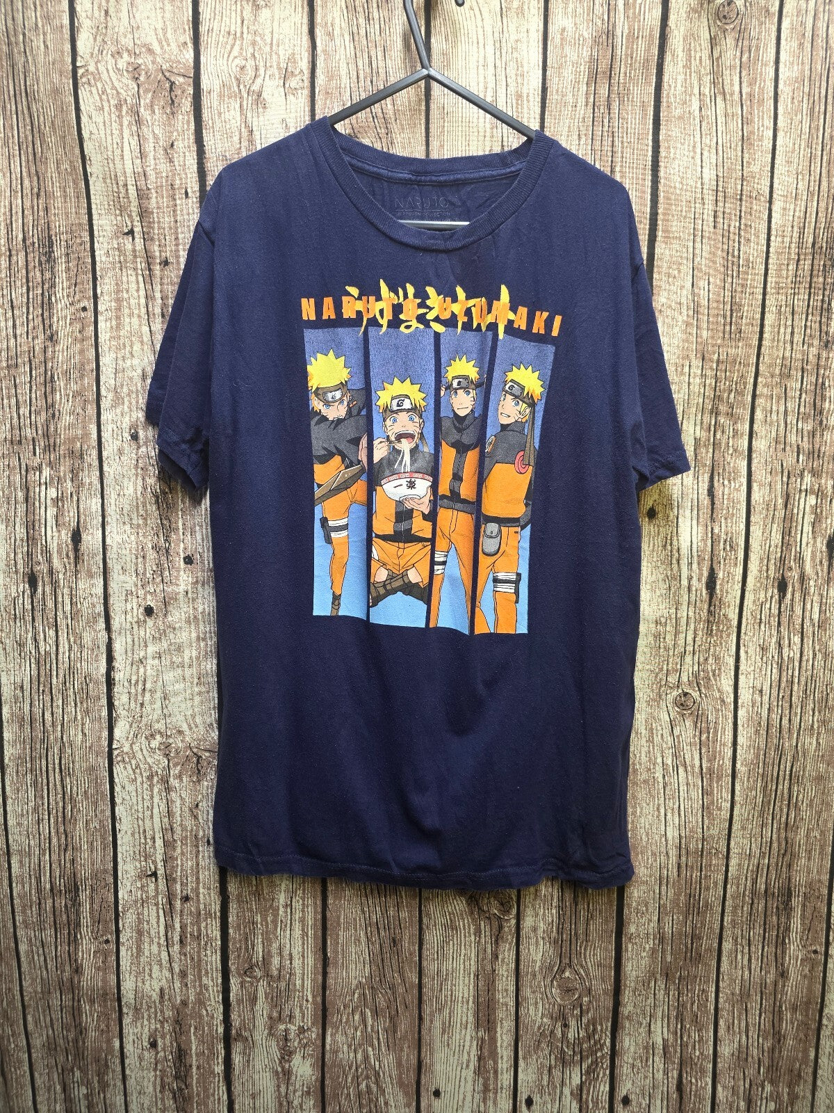 Naruto Shippuden Graphic T Shirt Blue M AN1051