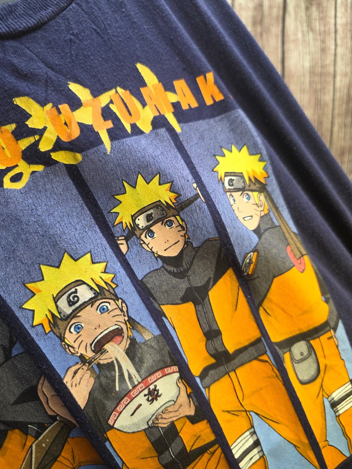 Naruto Shippuden Graphic T Shirt Blue M AN1051