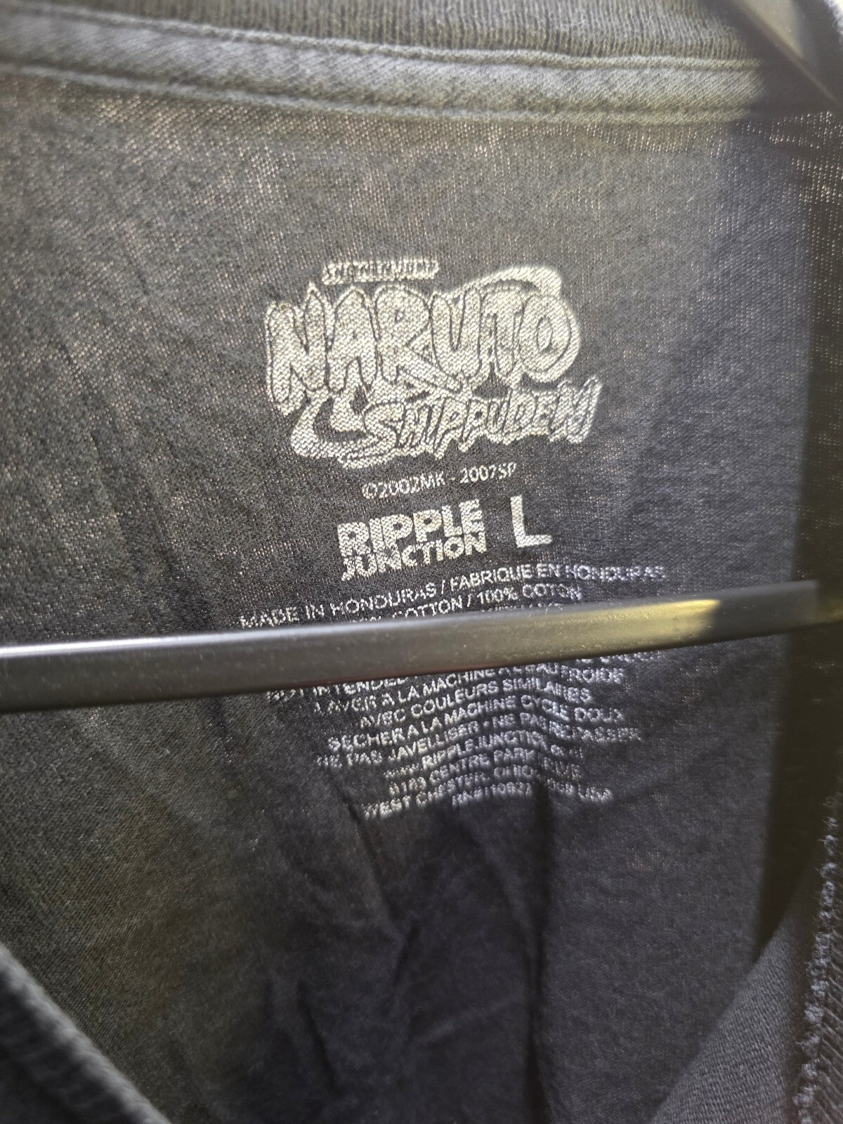 Naruto Ichiraku Ramen Shop Long Sleeve T Shirt Black L AN1055
