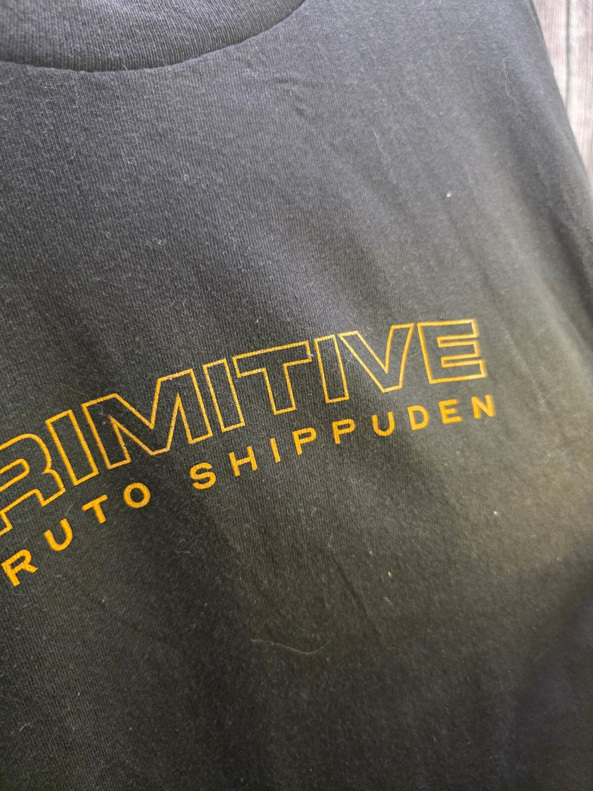 Primitive Naruto Shippuden T Shirt Black S AN1057