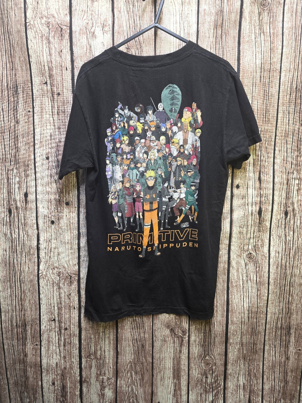 Primitive Naruto Shippuden T Shirt Black S AN1057
