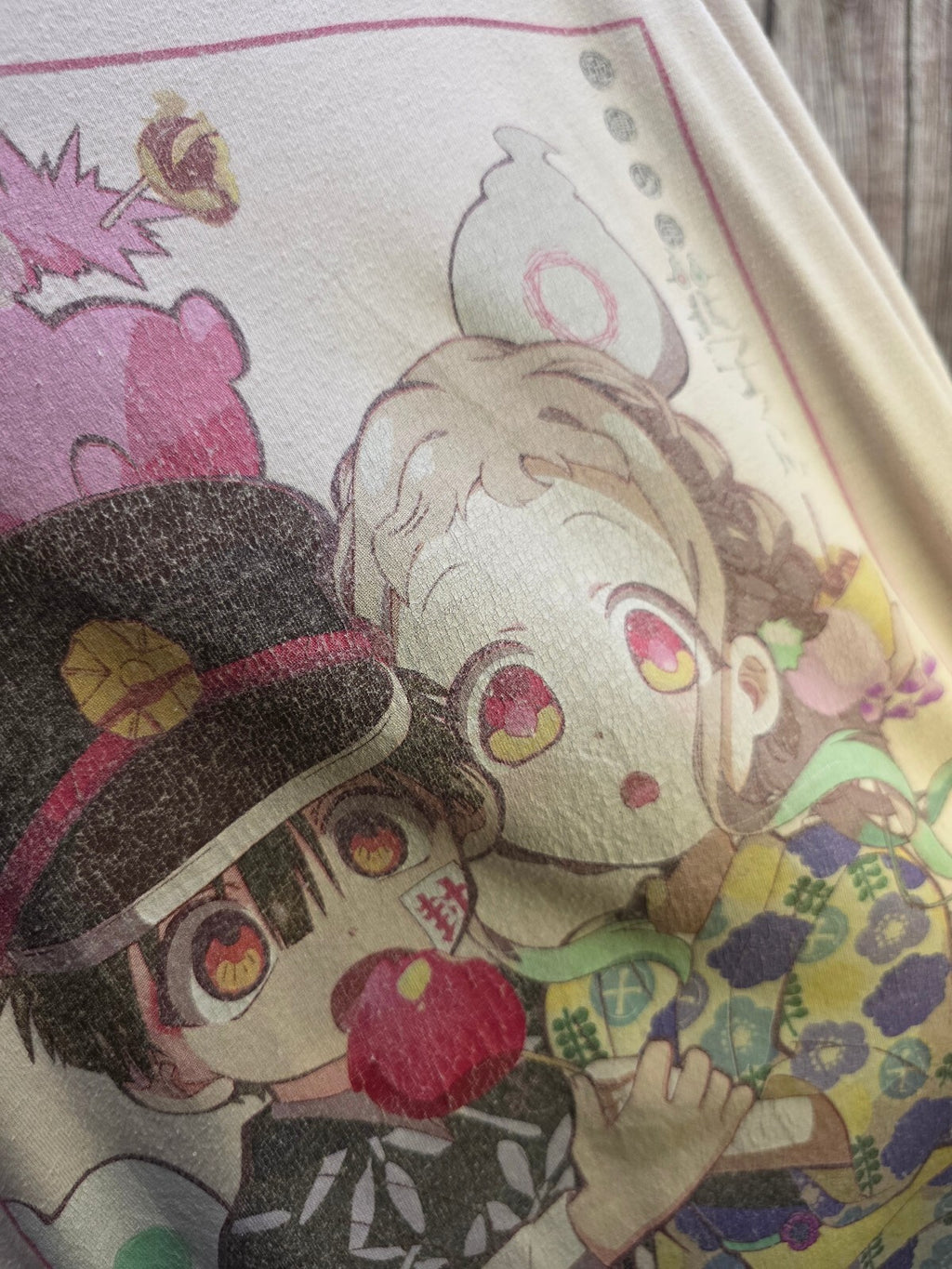 Toilet Bound Hanako Kun Graphic T Shirt Cream XL AN1063