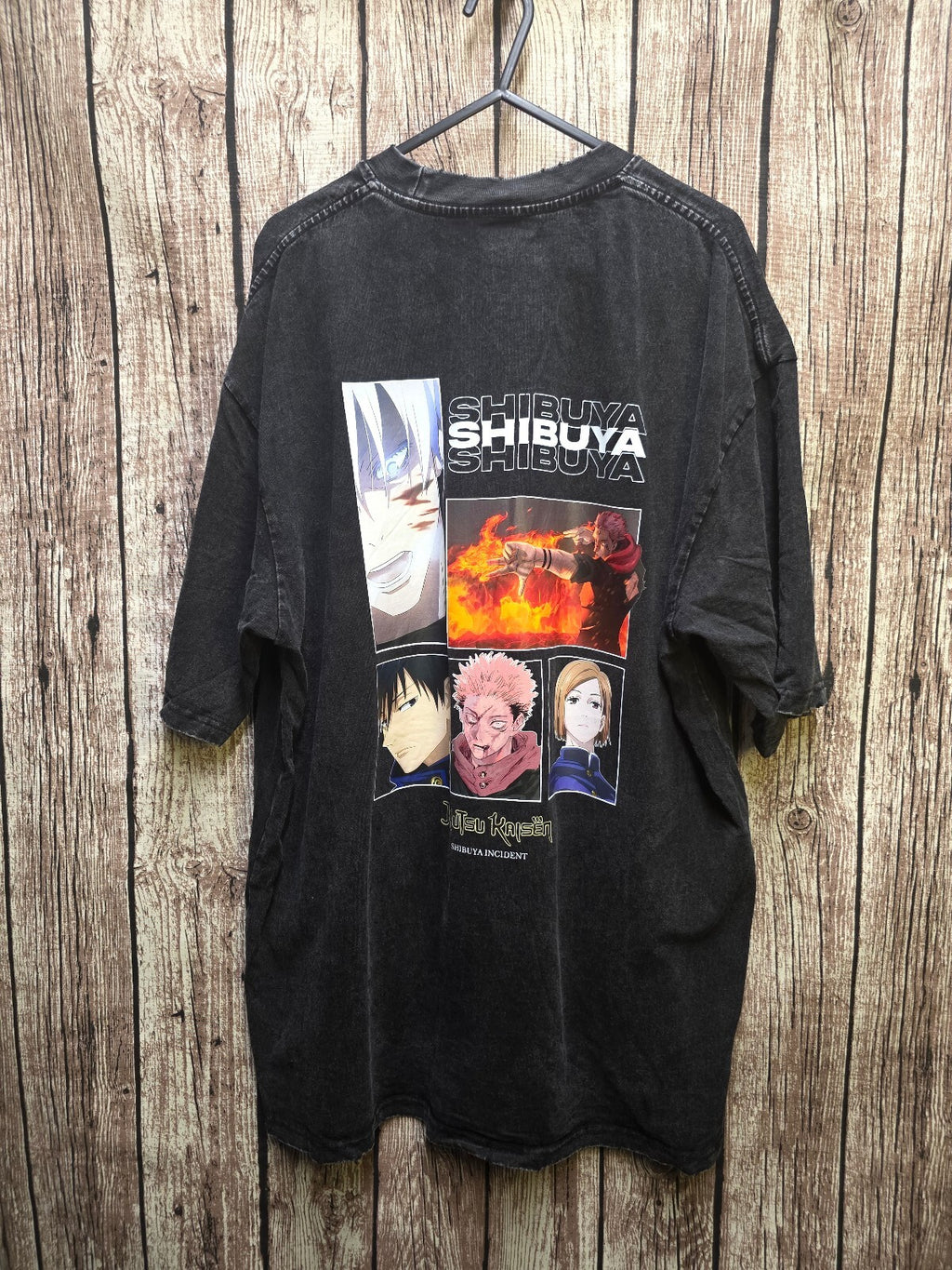 Jujutsu Kaisen Shibuya Graphic T Shirt Black L AN1070