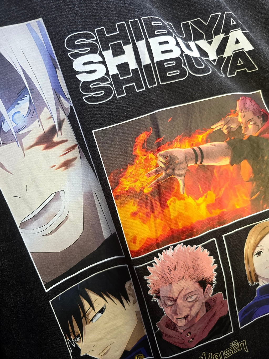 Jujutsu Kaisen Shibuya Graphic T Shirt Black L AN1070
