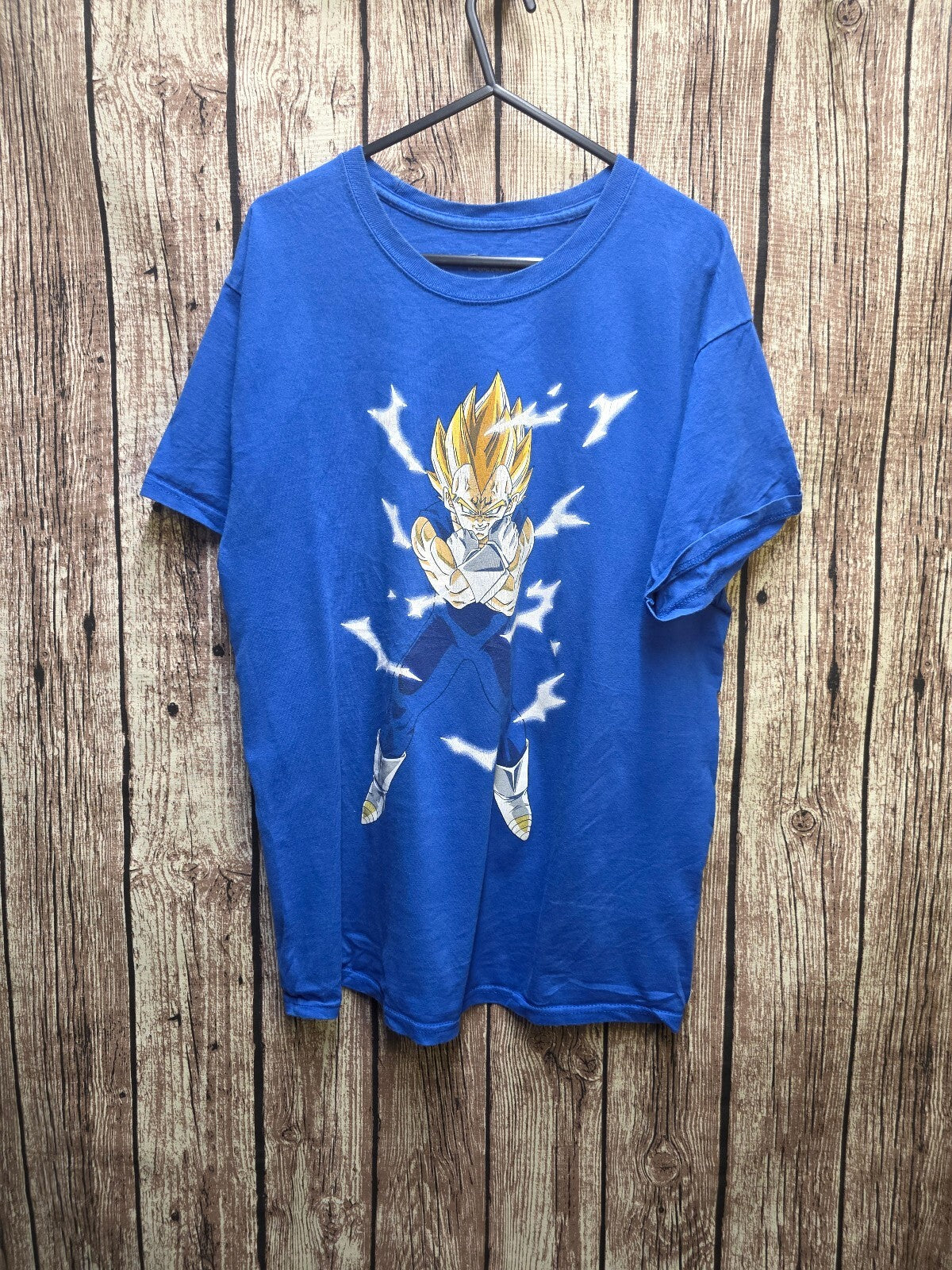 Champion Dragon Ball Z Vegeta Graphic T Shirt Blue AN1076
