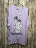 Yu Yu Hakusho Graphic T Shirt Lavender AN1078