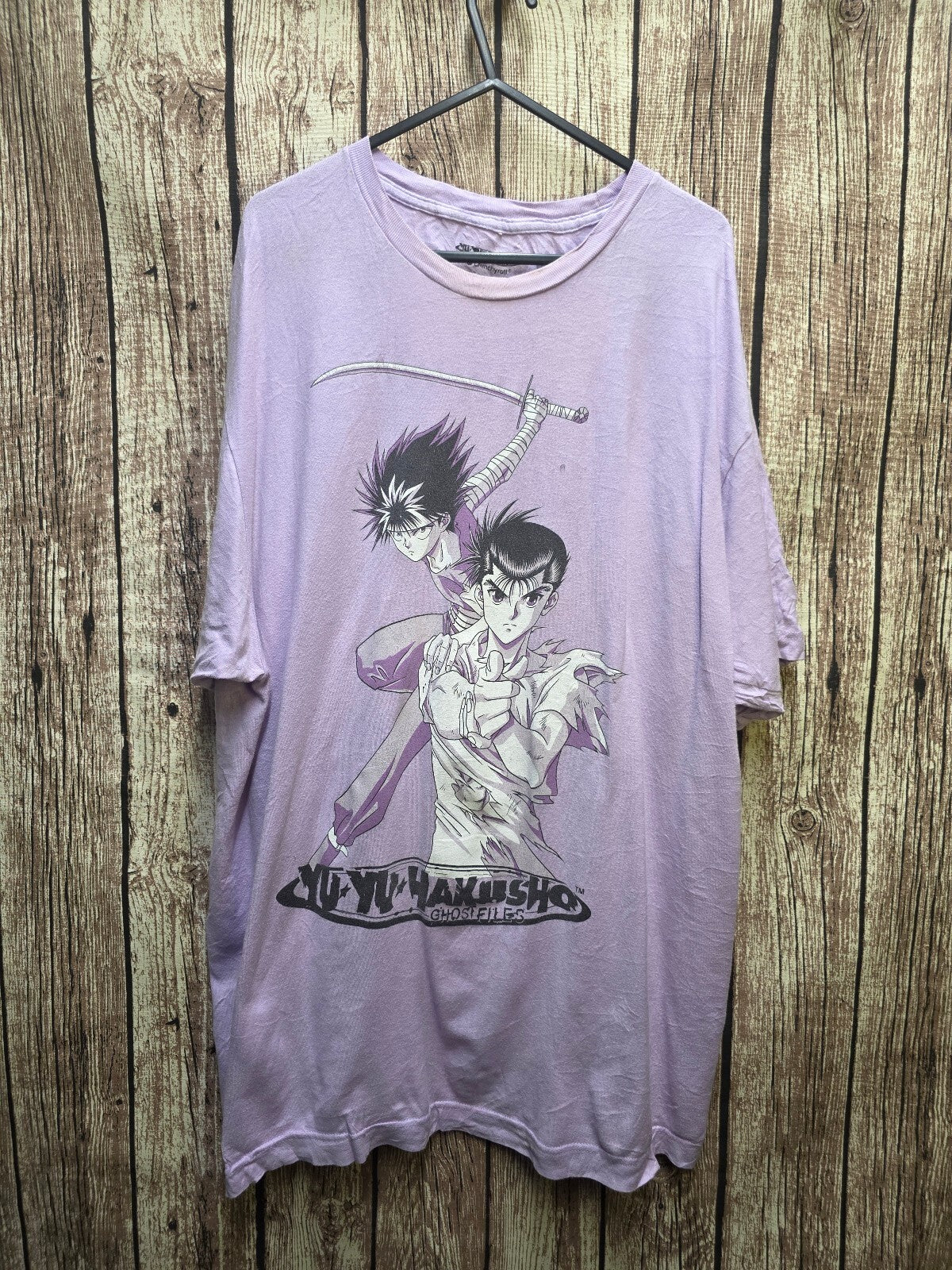 Yu Yu Hakusho Graphic T Shirt Lavender AN1078