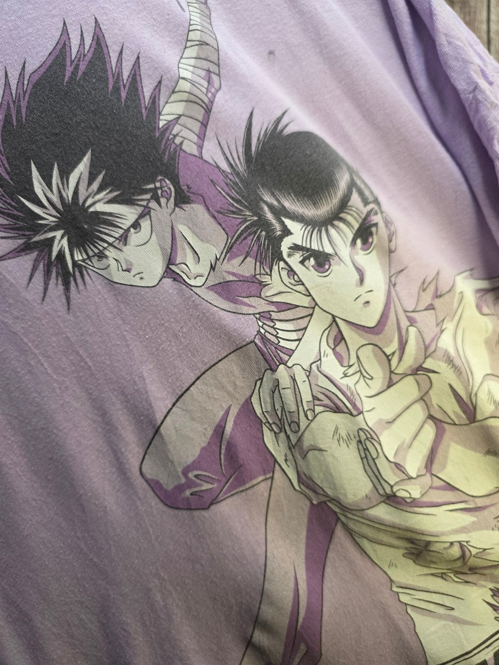 Yu Yu Hakusho Graphic T Shirt Lavender AN1078