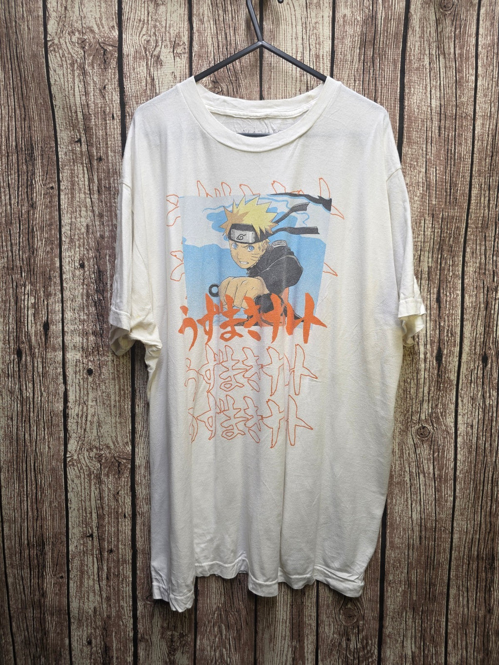 Naruto Shippuden Graphic T Shirt White XL AN1079