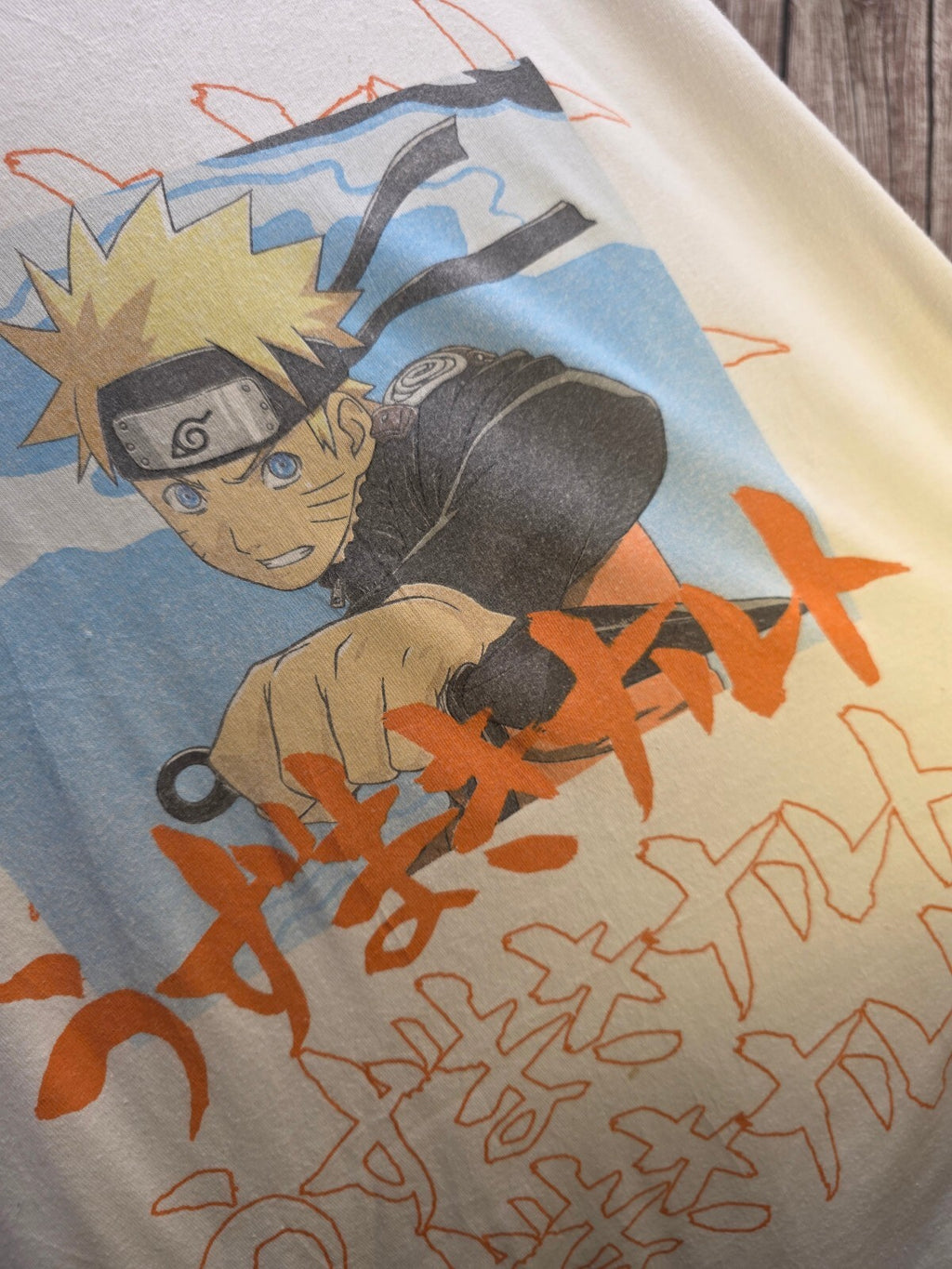 Naruto Shippuden Graphic T Shirt White XL AN1079
