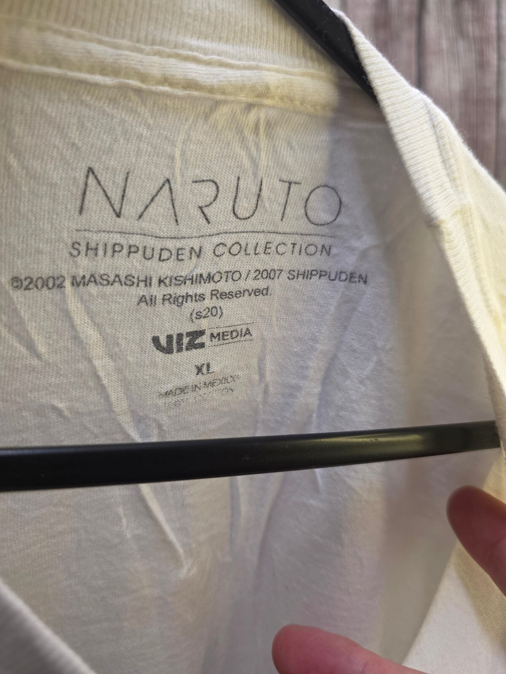 Naruto Shippuden Graphic T Shirt White XL AN1079