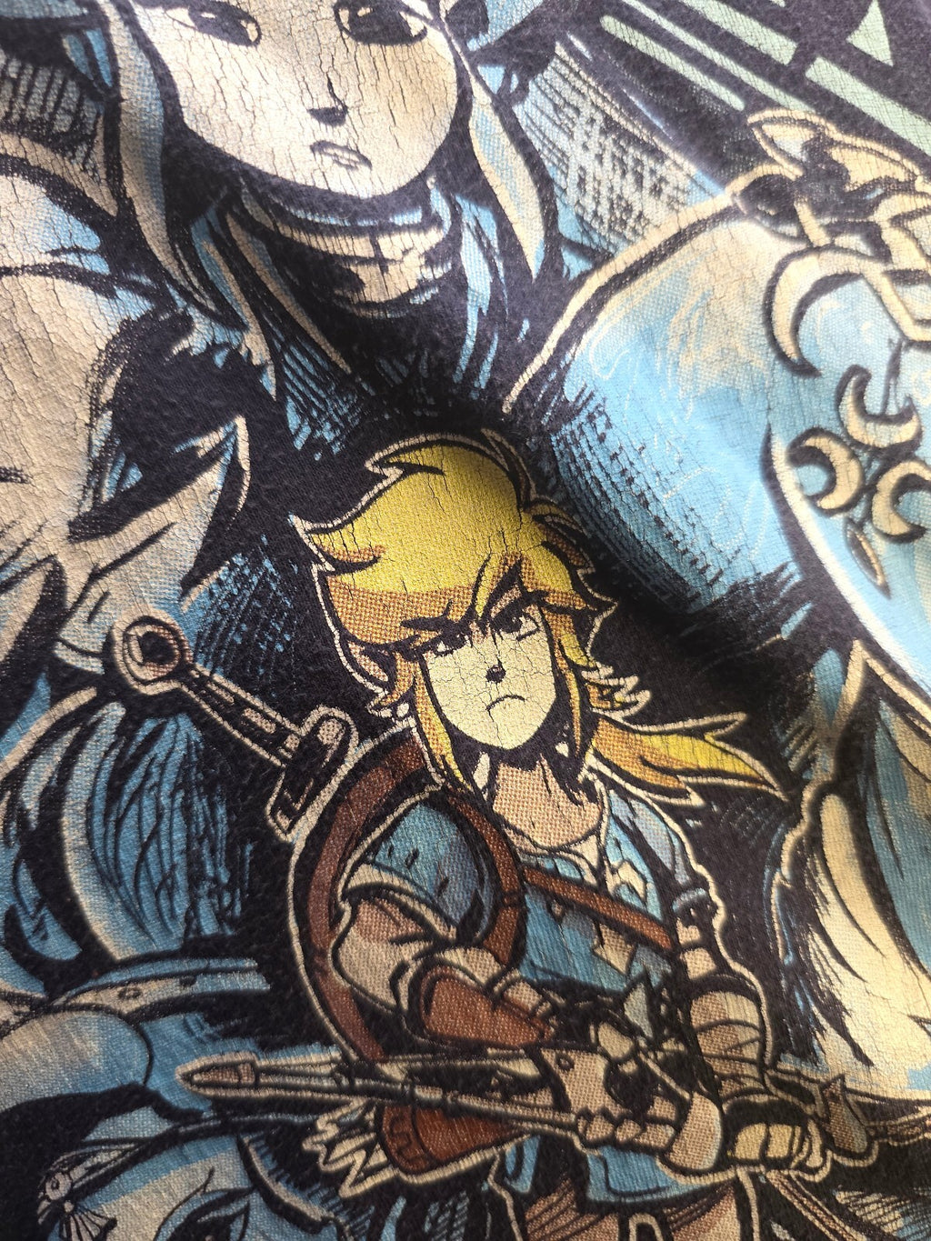 The Legend of Zelda Link Long Sleeve T Shirt Navy M AN1088