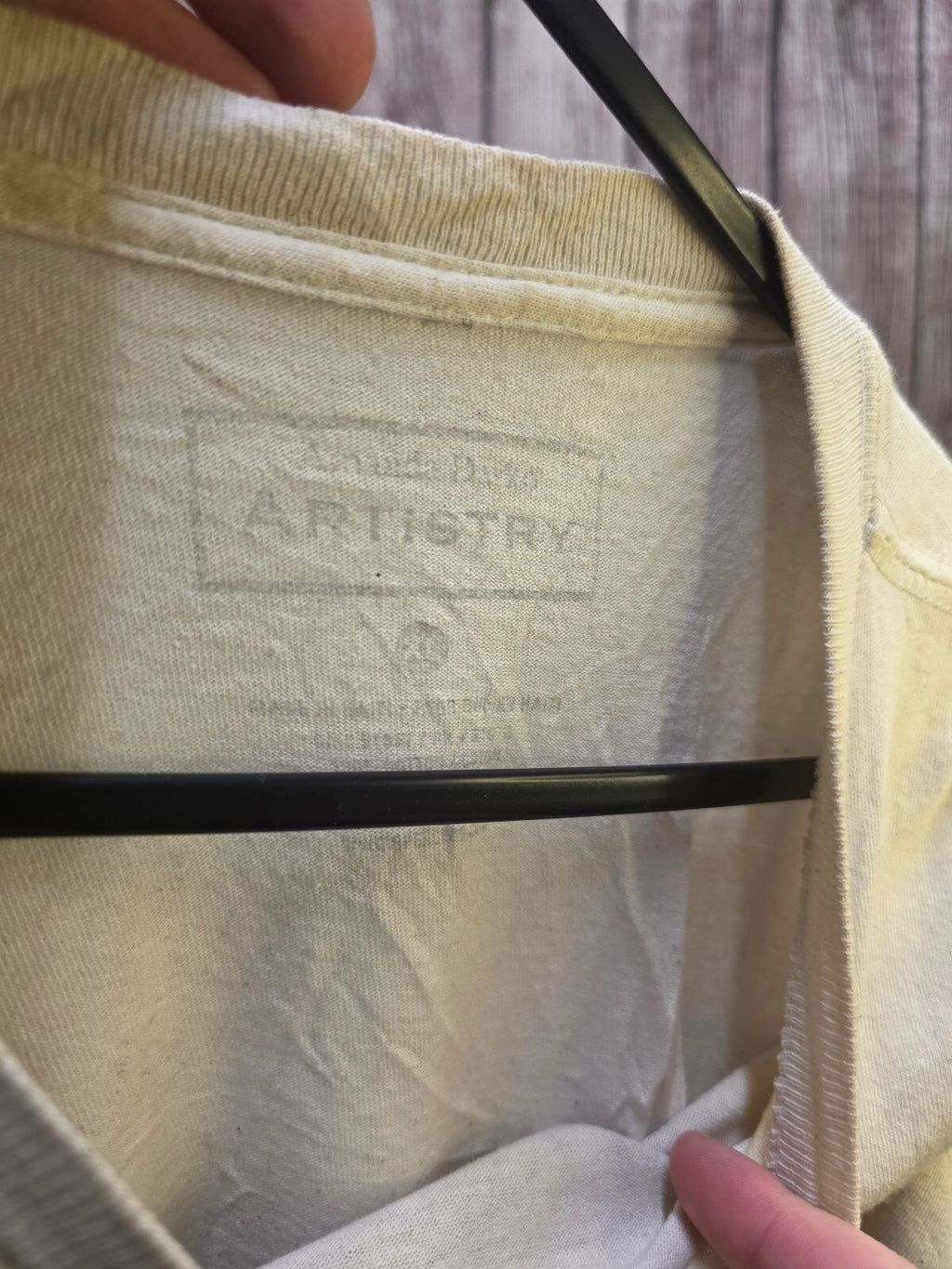 Artistry Anime Graphic T Shirt Cream AN1091