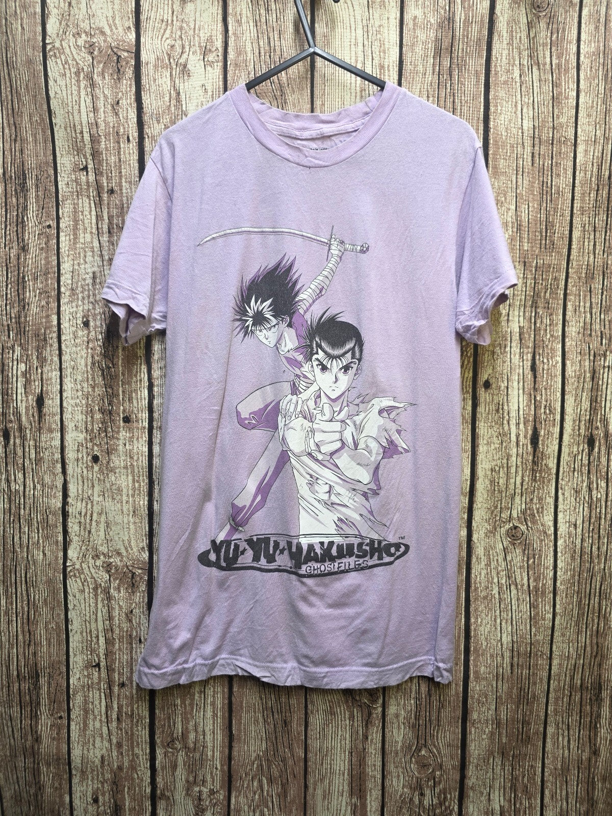 Yu Yu Hakusho Graphic T Shirt Lavender S AN1095