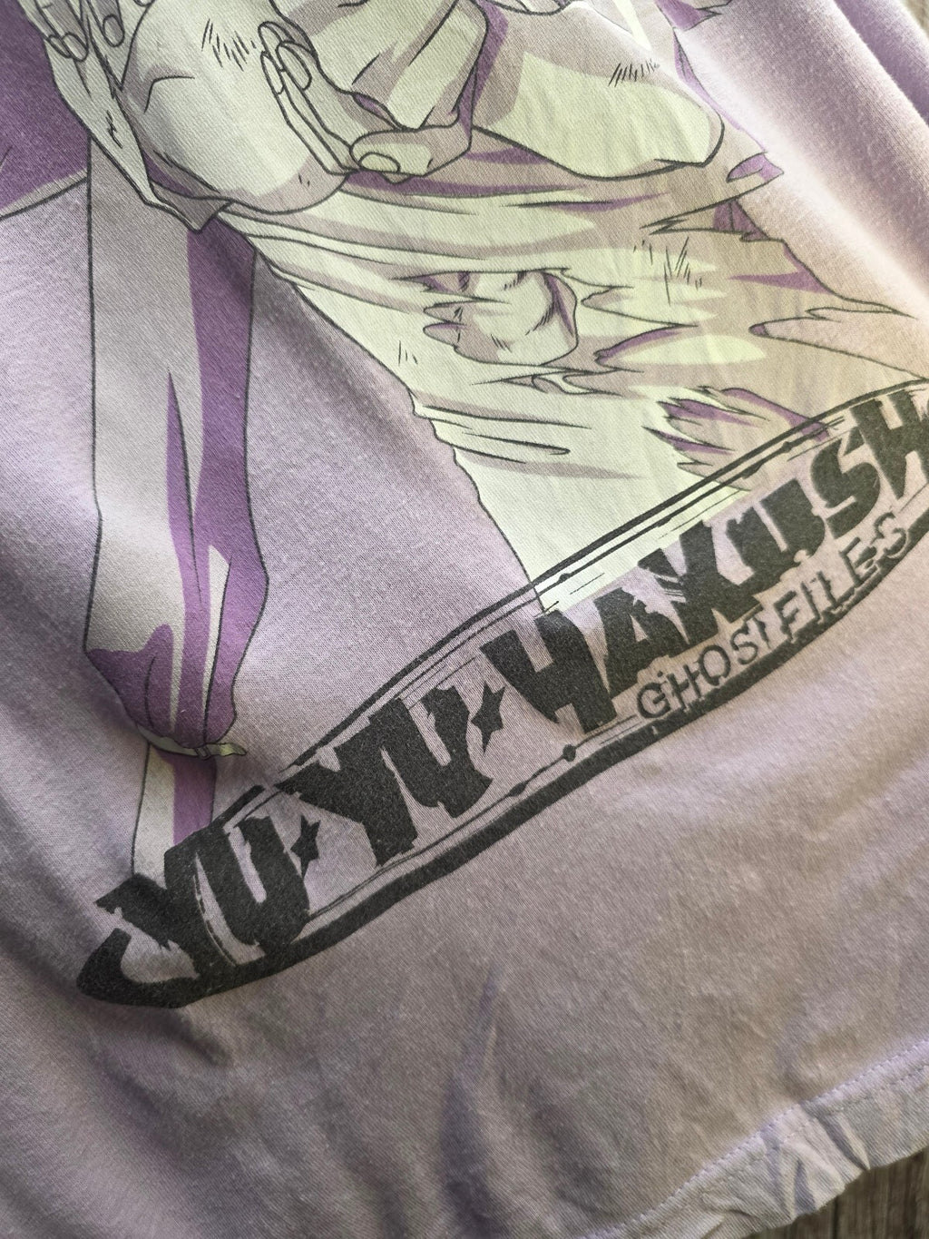 Yu Yu Hakusho Graphic T Shirt Lavender S AN1095