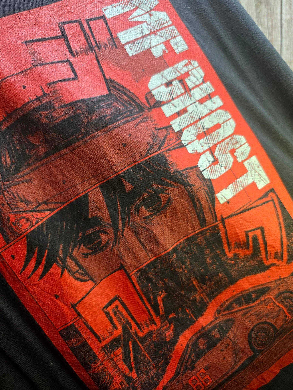 MF Ghost Graphic T Shirt Black M AN1096