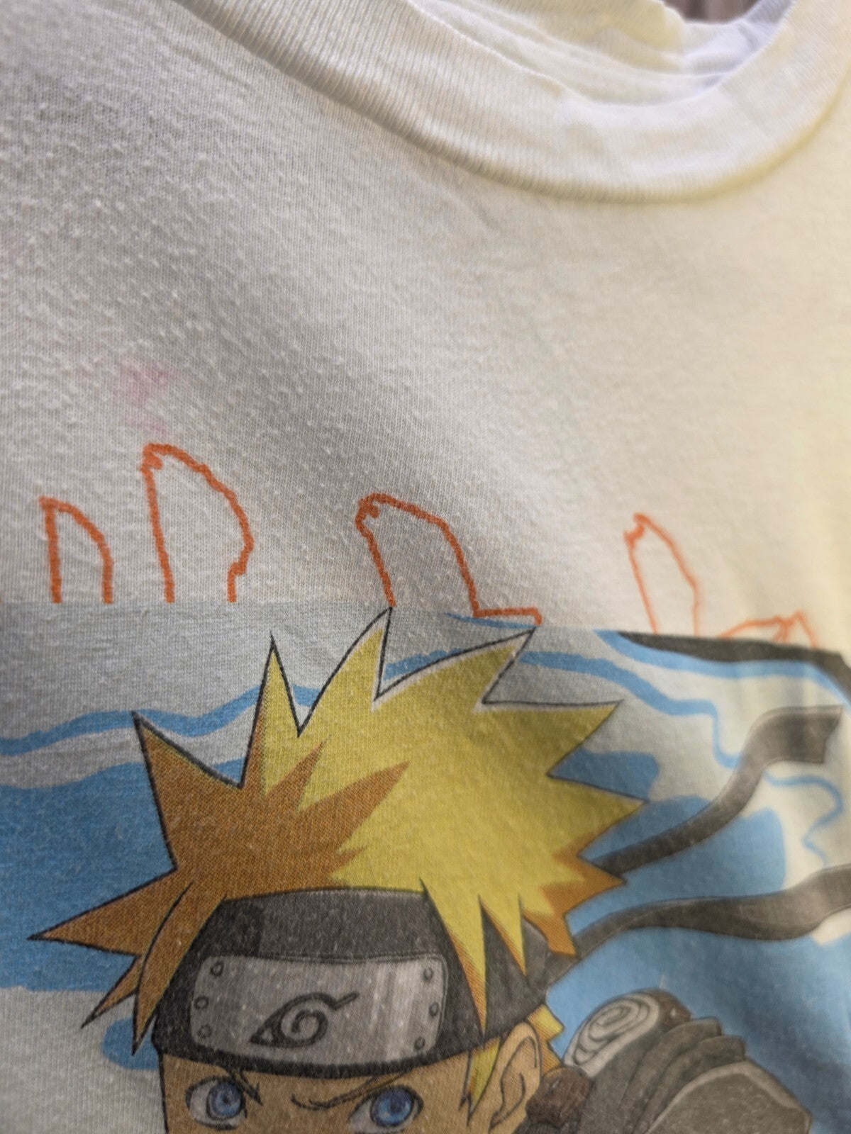 Naruto Shippuden Graphic T Shirt White M AN1100