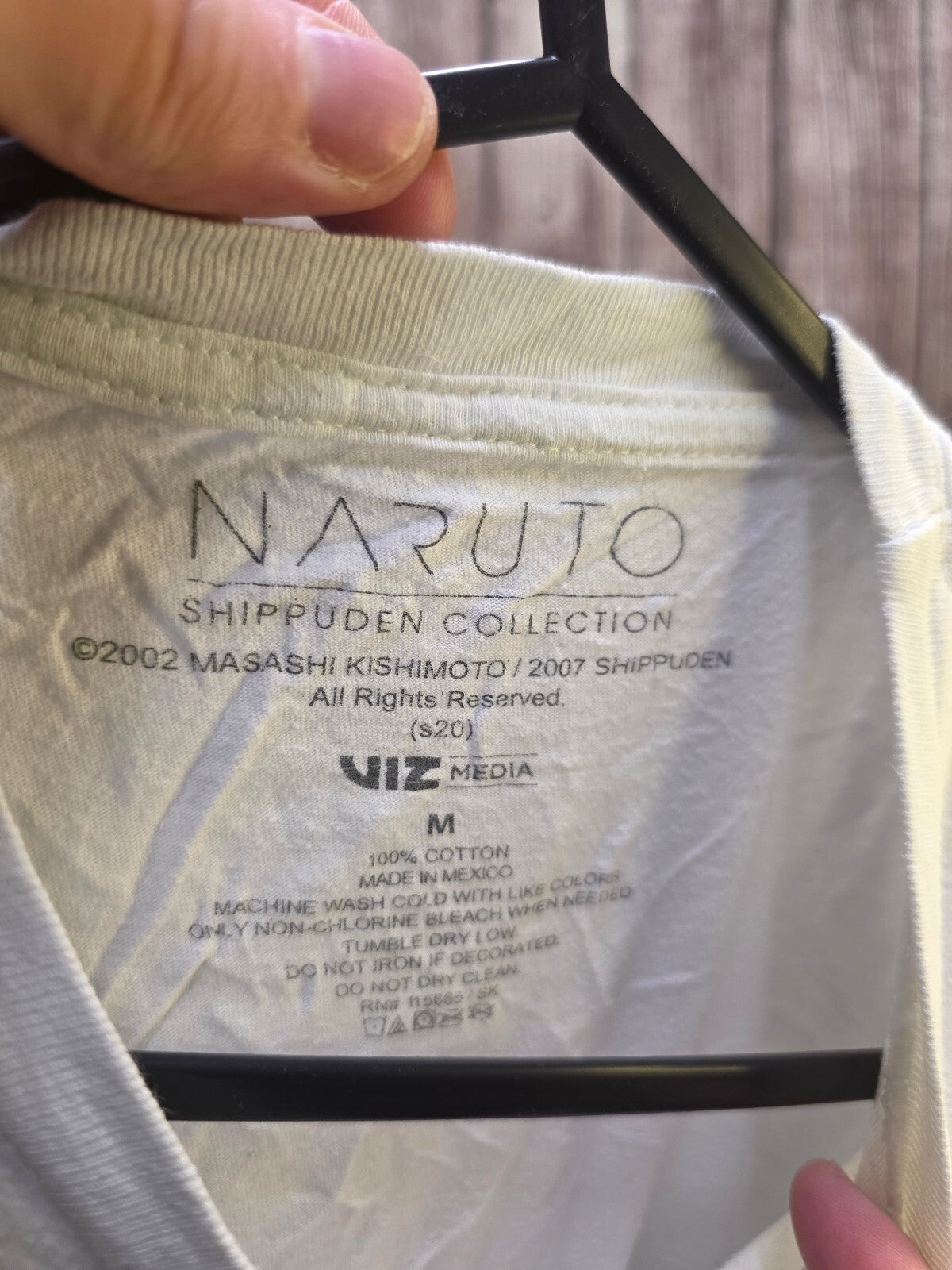 Naruto Shippuden Graphic T Shirt White M AN1100