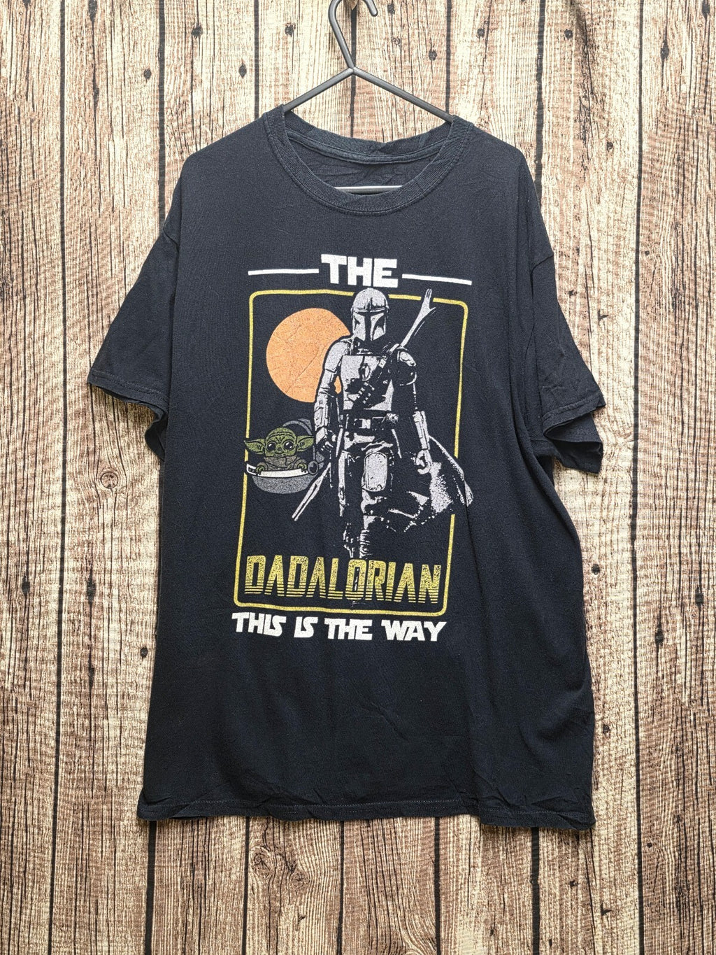 Star Wars The Mandalorian Graphic T Shirt Black MX751